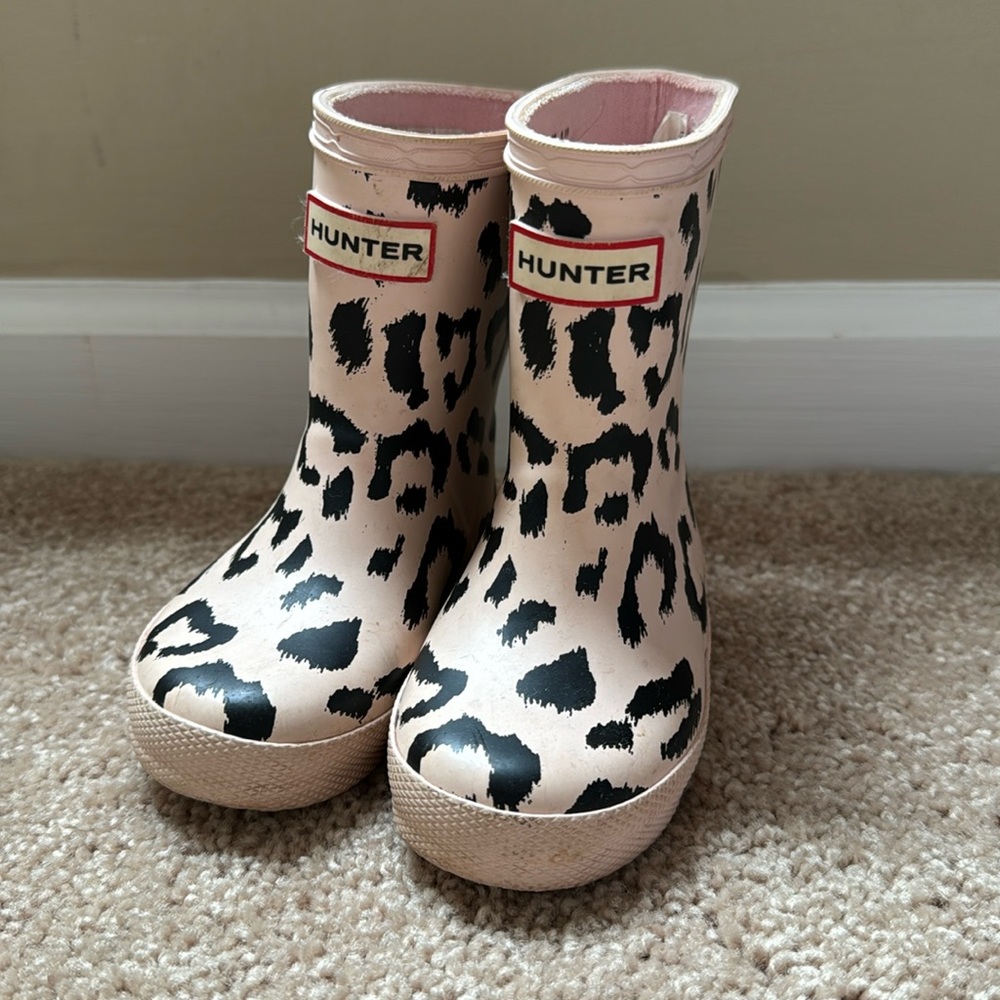 Hunter boots baby/toddler size 5